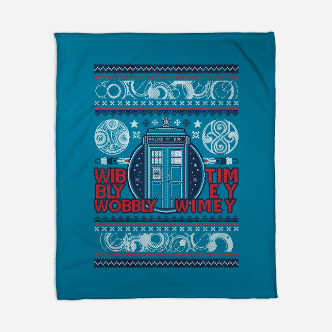 A Timey Wimey Christmas-None-Fleece-Blanket-Arinesart