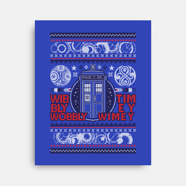 A Timey Wimey Christmas-None-Stretched-Canvas-Arinesart