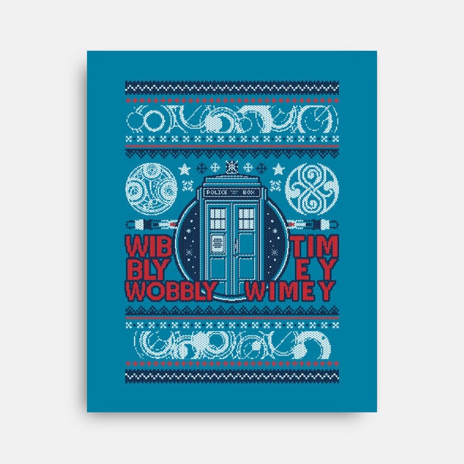 A Timey Wimey Christmas-None-Stretched-Canvas-Arinesart