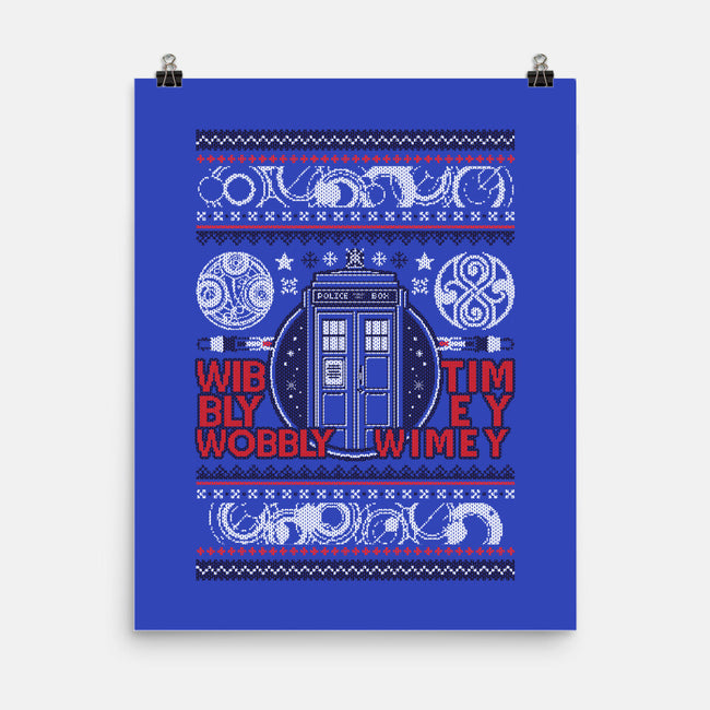 A Timey Wimey Christmas-None-Matte-Poster-Arinesart