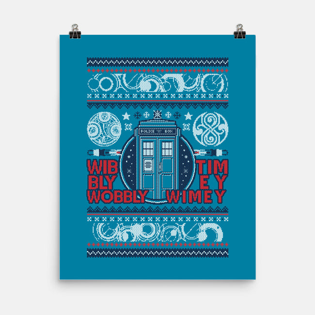 A Timey Wimey Christmas-None-Matte-Poster-Arinesart