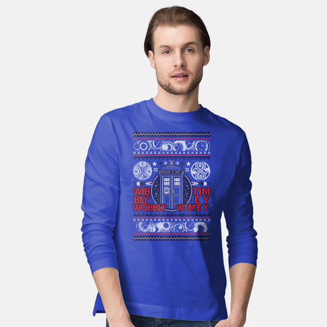 A Timey Wimey Christmas-Mens-Long Sleeved-Tee-Arinesart