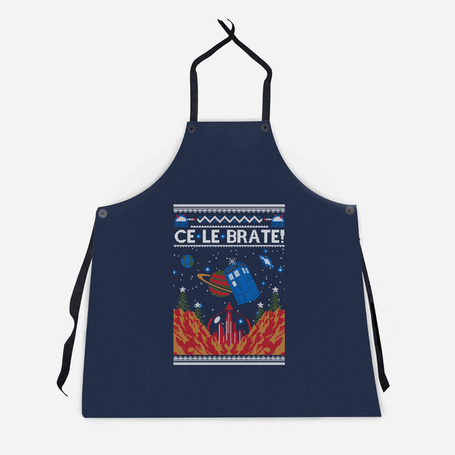 Ce-Le-Brate Christmas-Unisex-Kitchen-Apron-Arinesart