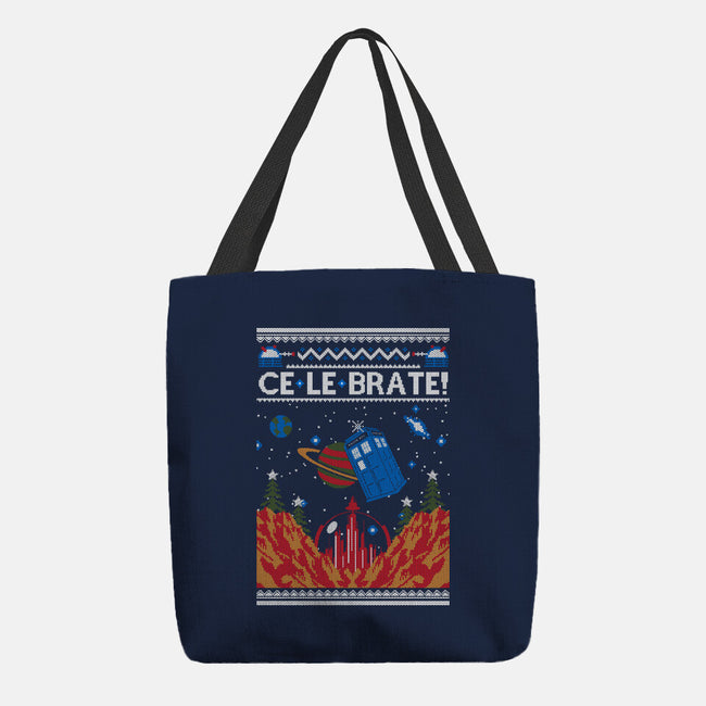 Ce-Le-Brate Christmas-None-Basic Tote-Bag-Arinesart