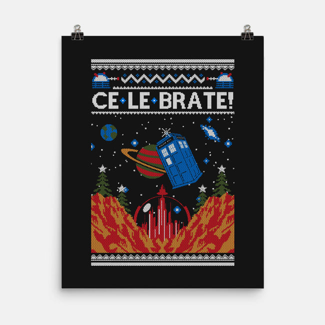 Ce-Le-Brate Christmas-None-Matte-Poster-Arinesart