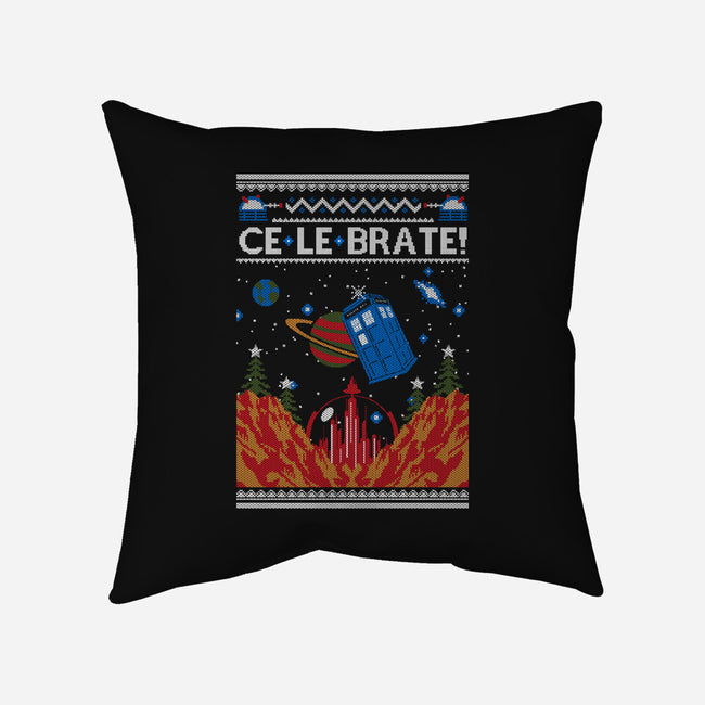 Ce-Le-Brate Christmas-None-Removable Cover w Insert-Throw Pillow-Arinesart