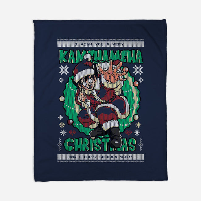 Kamehameha Christmas-None-Fleece-Blanket-Arinesart