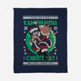 Kamehameha Christmas-None-Fleece-Blanket-Arinesart