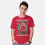 Kamehameha Christmas-Mens-Basic-Tee-Arinesart