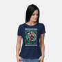 Kamehameha Christmas-Womens-Basic-Tee-Arinesart