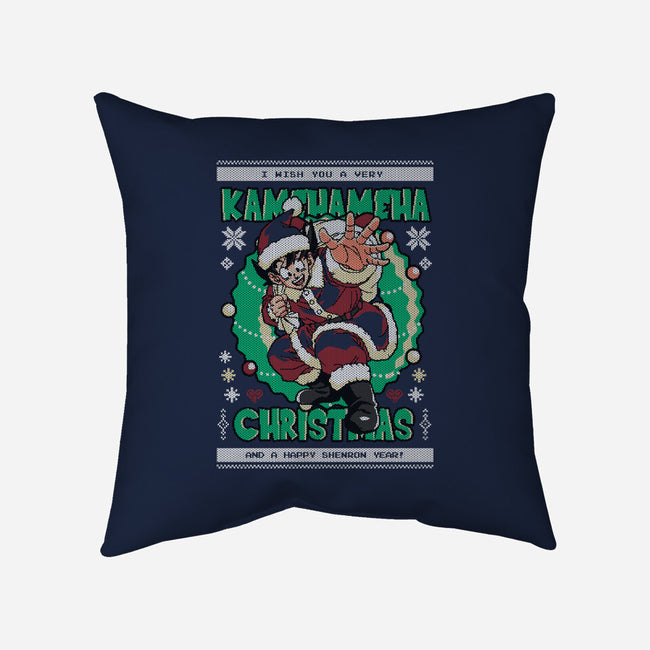 Kamehameha Christmas-None-Removable Cover w Insert-Throw Pillow-Arinesart