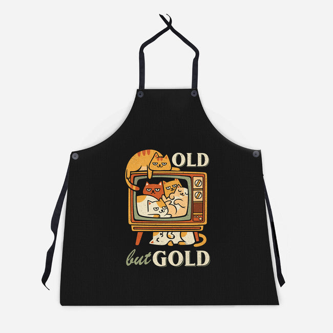 Old But Gold-Unisex-Kitchen-Apron-anarist