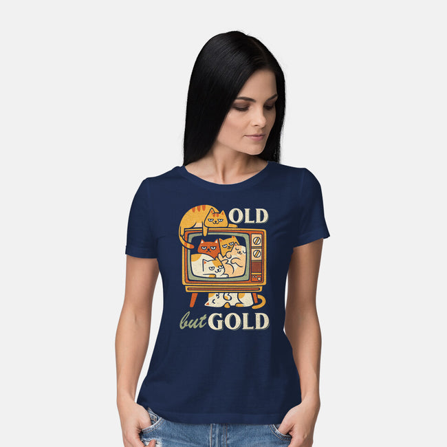 Old But Gold-Womens-Basic-Tee-anarist