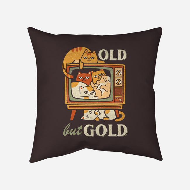 Old But Gold-None-Removable Cover w Insert-Throw Pillow-anarist