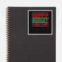 Happy Budget Christmas-None-Glossy-Sticker-rocketman_art