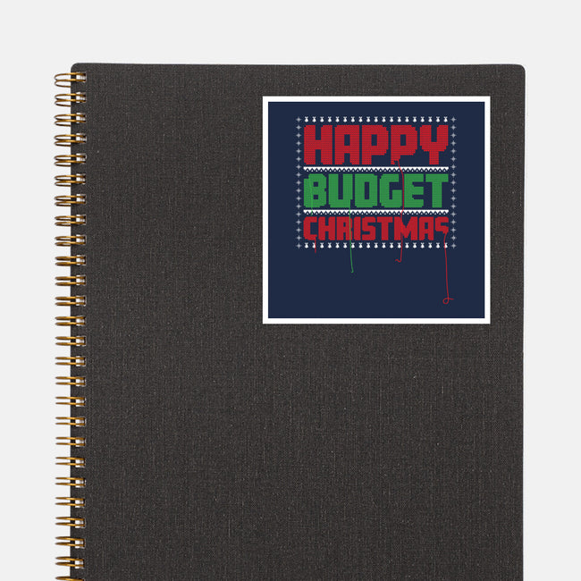 Happy Budget Christmas-None-Glossy-Sticker-rocketman_art