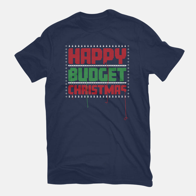 Happy Budget Christmas-Womens-Basic-Tee-rocketman_art