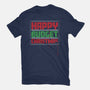 Happy Budget Christmas-Unisex-Basic-Tee-rocketman_art