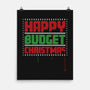 Happy Budget Christmas-None-Matte-Poster-rocketman_art