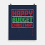 Happy Budget Christmas-None-Matte-Poster-rocketman_art