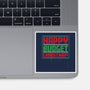 Happy Budget Christmas-None-Glossy-Sticker-rocketman_art