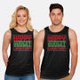 Happy Budget Christmas-Unisex-Basic-Tank-rocketman_art