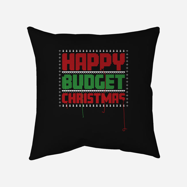 Happy Budget Christmas-None-Removable Cover w Insert-Throw Pillow-rocketman_art