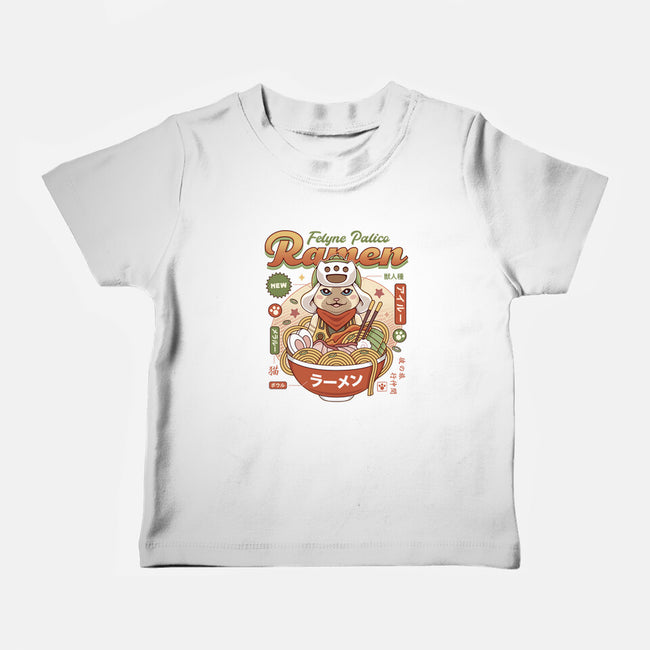 Felyne Palico Ramen-Baby-Basic-Tee-LAGELANTEE