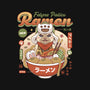 Felyne Palico Ramen-Womens-Basic-Tee-LAGELANTEE