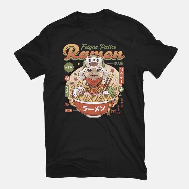 Felyne Palico Ramen-Mens-Basic-Tee-LAGELANTEE