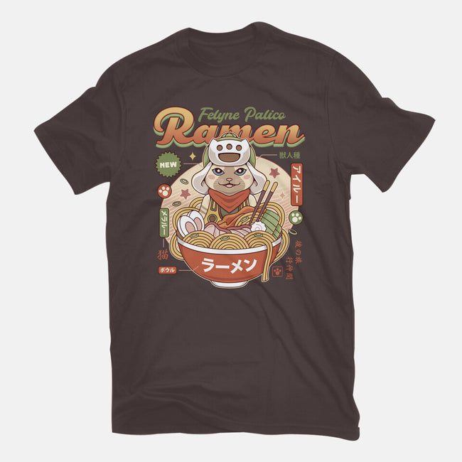 Felyne Palico Ramen-Mens-Heavyweight-Tee-LAGELANTEE