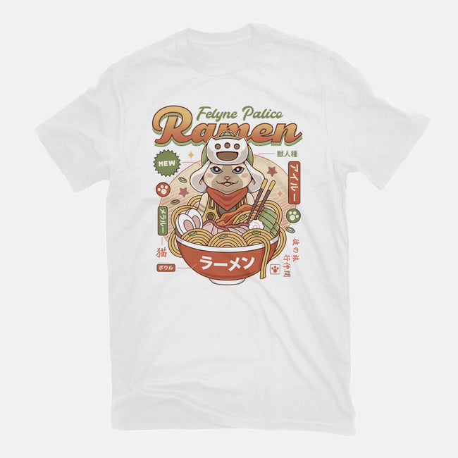 Felyne Palico Ramen-Mens-Heavyweight-Tee-LAGELANTEE