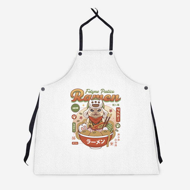 Felyne Palico Ramen-Unisex-Kitchen-Apron-LAGELANTEE