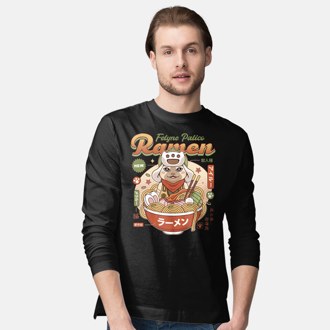 Felyne Palico Ramen-Mens-Long Sleeved-Tee-LAGELANTEE