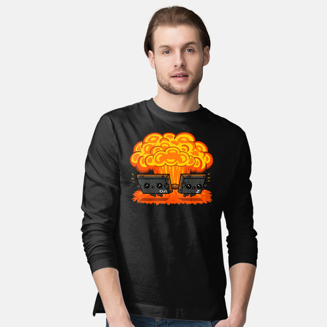 Ctrl Z Mission-Mens-Long Sleeved-Tee-Raffiti