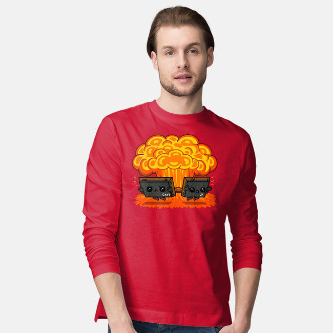 Ctrl Z Mission-Mens-Long Sleeved-Tee-Raffiti