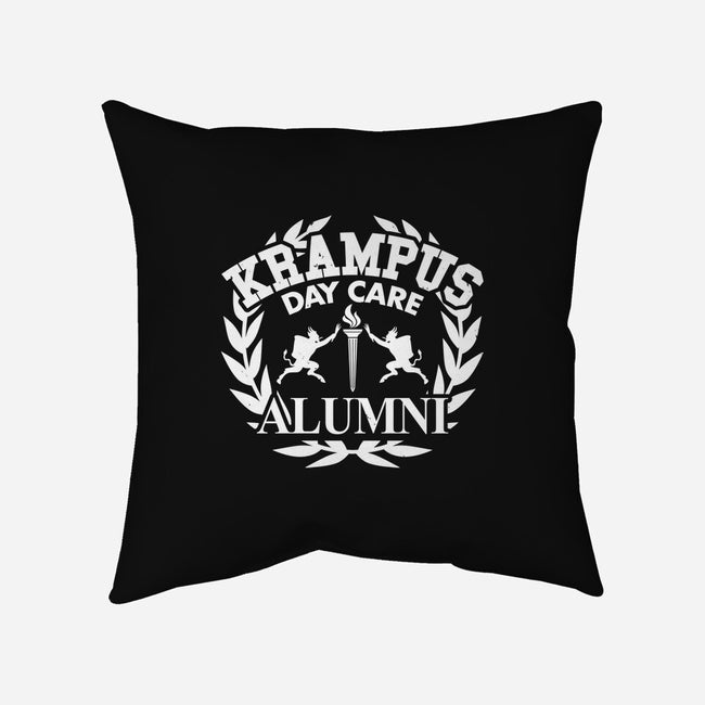 Krampus Day Care Alumni-None-Removable Cover w Insert-Throw Pillow-Boggs Nicolas