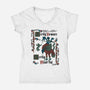 Verily Demure-Womens-V-Neck-Tee-Nemons