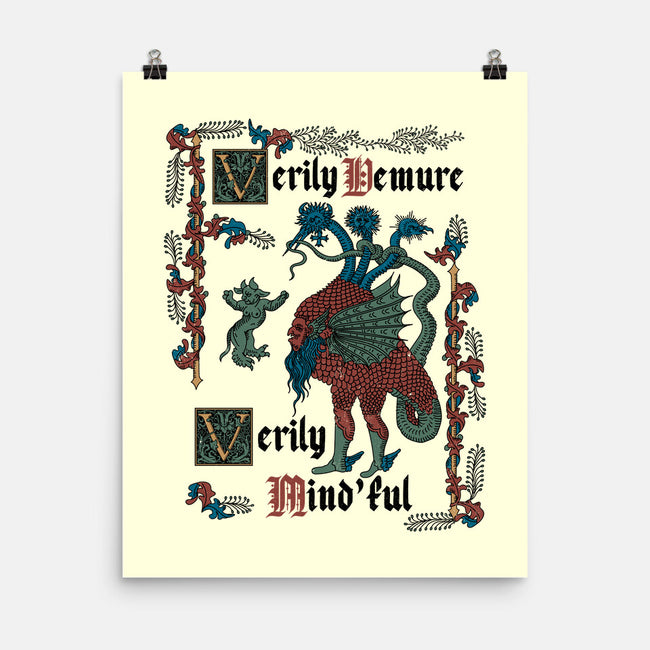 Verily Demure-None-Matte-Poster-Nemons