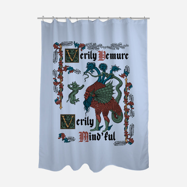 Verily Demure-None-Polyester-Shower Curtain-Nemons