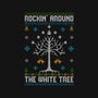 Rockin Around The White Tree-Womens-Off Shoulder-Sweatshirt-NMdesign