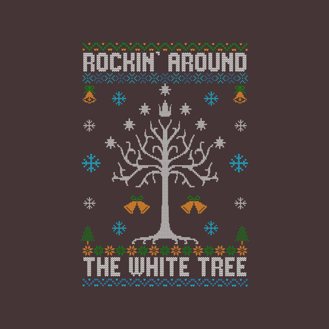 Rockin Around The White Tree-None-Fleece-Blanket-NMdesign