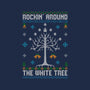 Rockin Around The White Tree-Womens-Fitted-Tee-NMdesign