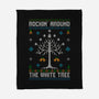 Rockin Around The White Tree-None-Fleece-Blanket-NMdesign