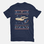 Space Night Xmas-Mens-Heavyweight-Tee-marsdkart