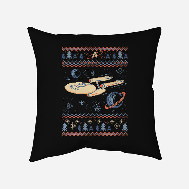 Space Night Xmas-None-Removable Cover w Insert-Throw Pillow-marsdkart