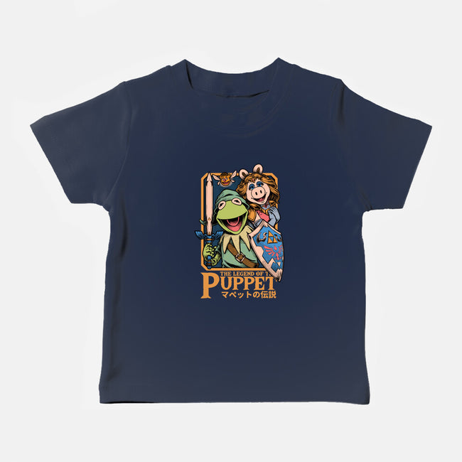 Legend Of The Puppet-Baby-Basic-Tee-Studio Mootant