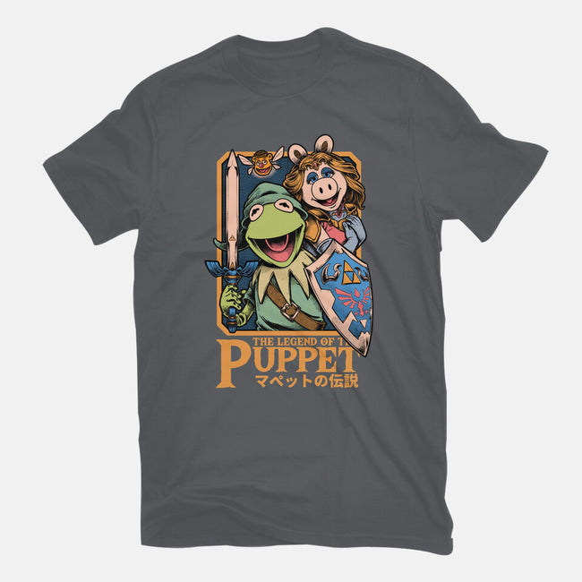 Legend Of The Puppet-Womens-Fitted-Tee-Studio Mootant