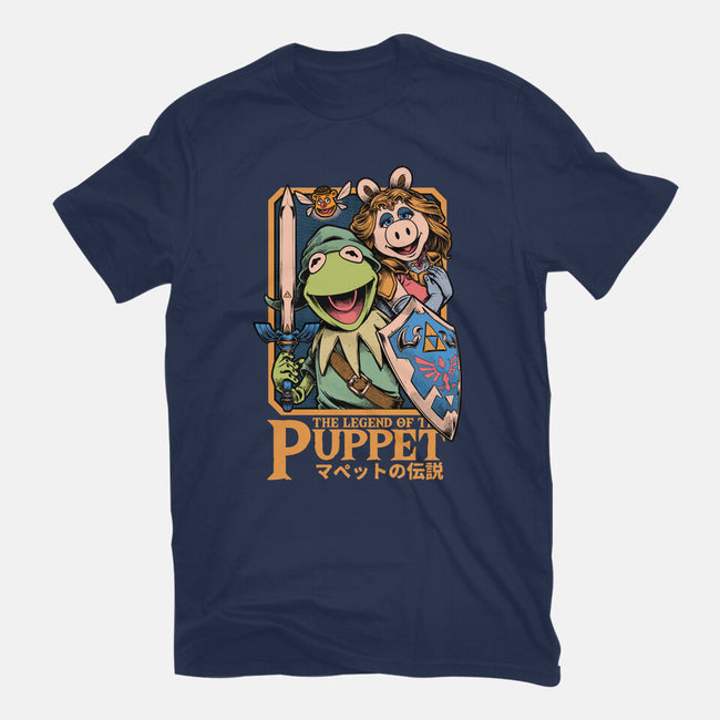 Legend Of The Puppet-Womens-Fitted-Tee-Studio Mootant