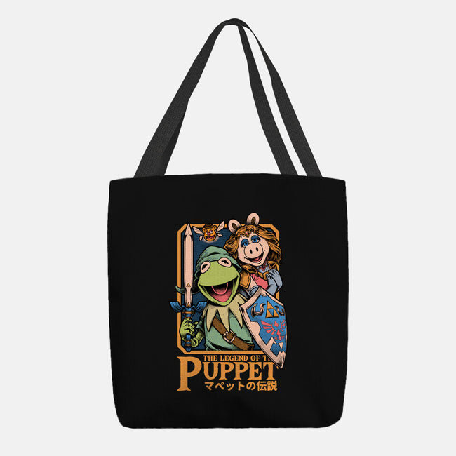 Legend Of The Puppet-None-Basic Tote-Bag-Studio Mootant